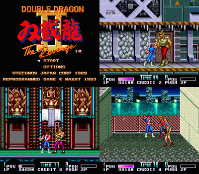 Double Dragon 2 The Revenge from Naxat Soft - PC Engine Super CD ROM