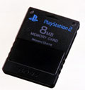 PlayStation 2 8MB Memory Card Midnight Black (No box or manual)