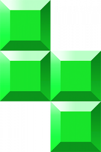 Z shaped tetris block